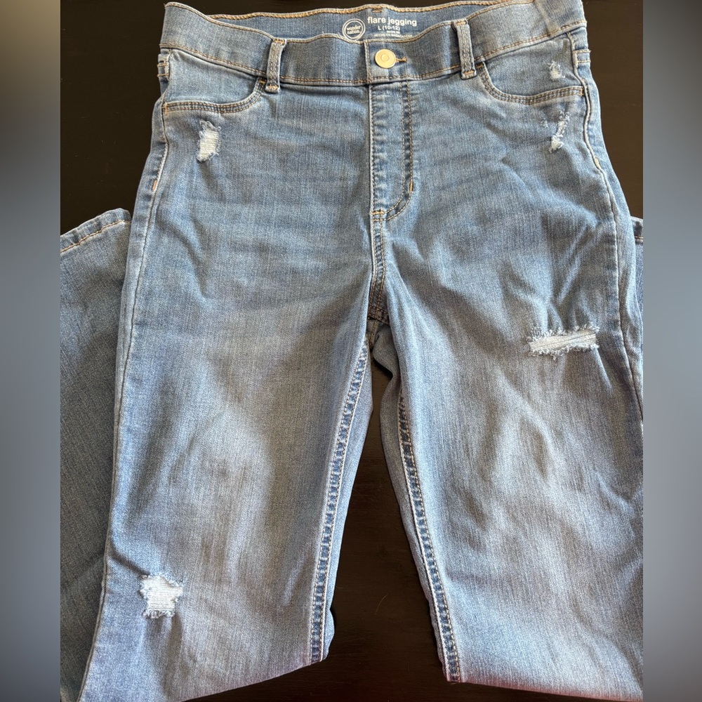 Wonder Nation Light Blue Flare Jeggings